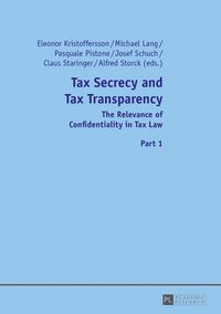 Produktbild: Tax Secrecy and Tax Transparency