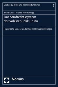 Produktbild: Das Strafrechtssystem der Volksrepublik China