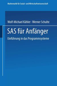 Produktbild: SAS f&uuml;r Anf&auml;nger