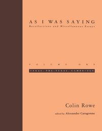 Produktbild: As I Was Saying, Volume 1