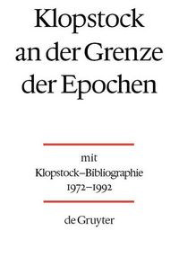 Produktbild: Klopstock an der Grenze der Epochen