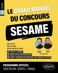 Produktbild: Le Grand Manuel du concours SESAME (&eacute;crits + oraux)