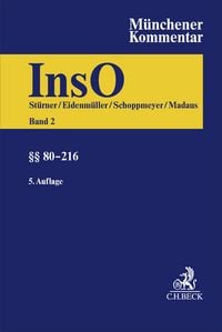 Produktbild: M&uuml;nchener Kommentar zur Insolvenzordnung Bd. 2: &sect;&sect; 80-216
