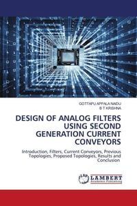 Produktbild: Design Of Analog Filters Using Second Generation Current Conveyors