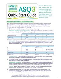 Produktbild: Asq-3(tm) Quick Start Gd 3 5pk