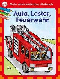Produktbild: Mein allersch&ouml;nstes Malbuch - Auto, Laster, Feuerwehr