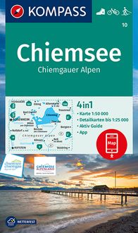 KOMPASS Wanderkarte 10 Chiemsee, Chiemgauer Alpen 1:50.000 Kompass-Karten GmbH