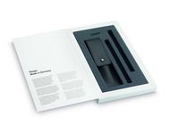 LAMY Kugelschreiber econ brushed, Echtleder Etui