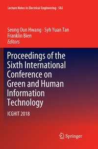 Produktbild: Proceedings of the Sixth International Conference on Green and Human Information Technology