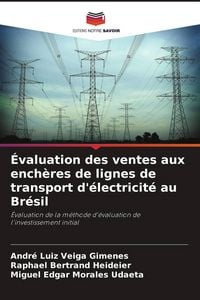 Produktbild: &Eacute;valuation des ventes aux ench&egrave;res de lignes de transport d'&eacute;lectricit&eacute; au Br&eacute;sil
