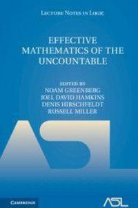 Produktbild: Effective Mathematics of the Uncountable