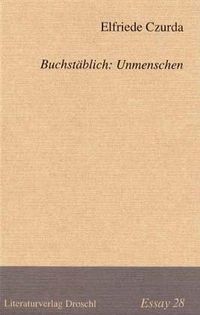 Produktbild: Buchst&auml;blich: Unmenschen