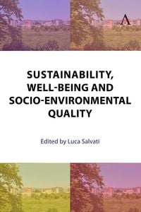 Produktbild: Sustainability, Well-Being and Socio-Environmental Quality
