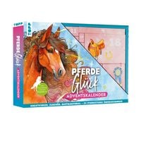 Produktbild: Pferdegl&uuml;ck - Der kreative Adventskalender. 24 &Uuml;berraschungen f&uuml;r Pferde-Fans