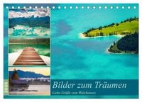 Produktbild: Bilder zum Tr&auml;umen - Liebe Gr&uuml;&szlig;e vom Walchensee (Tischkalender 2026 DIN A5 quer), CALVENDO Monatskalender
