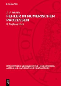 Produktbild: Fehler in numerischen Prozessen