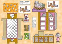 Das Ausschneide-Bastelbuch Mein Puppenhaus
