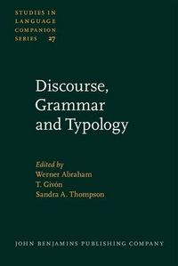 Produktbild: Discourse, Grammar and Typology
