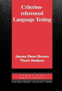 Produktbild: Criterion-Referenced Language Testing