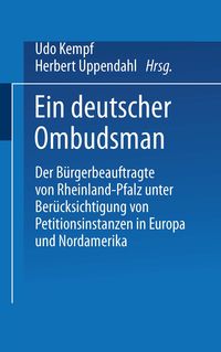 Produktbild: Ein deutscher Ombudsman