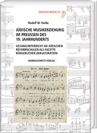 Produktbild: J&uuml;dische Musikerziehung im Preu&szlig;en des 19. Jahrhunderts