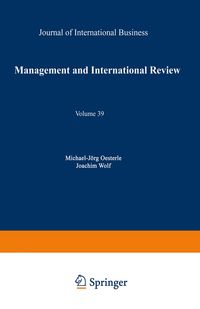 Produktbild: Management International Review