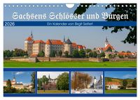Produktbild: Sachsens Schl&ouml;sser und Burgen (Wandkalender 2026 DIN A4 quer), CALVENDO Monatskalender