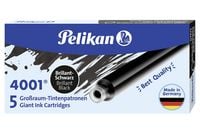 Produktbild: Pelikan Tintenpatrone 4001 GTP/5 brillant-schwarz 5 St&uuml;ck
