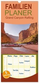 Produktbild: Familienplaner 2027 - Colorado River Rafting im Grand Canyon mit 5 Spalten (Wandkalender, 21 x 45 cm) CALVENDO