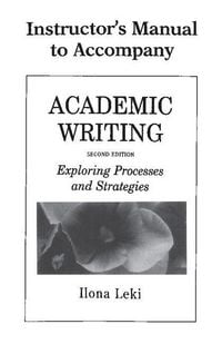Produktbild: Academic Writing Instructor's Manual
