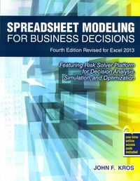 Produktbild: Spreadsheet Modeling for Business Decisions