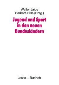 Produktbild: Jugend und Sport in den neuen Bundesl&auml;ndern