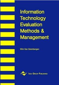 Produktbild: Information Technology Evaluation Methods and Management