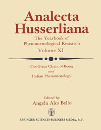 Produktbild: The Great Chain of Being and Italian Phenomenology