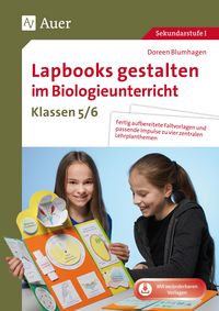 Produktbild: Lapbooks gestalten im Biologieunterricht 5-6