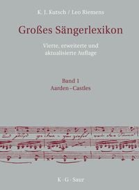 Produktbild: Gro&szlig;es S&auml;ngerlexikon