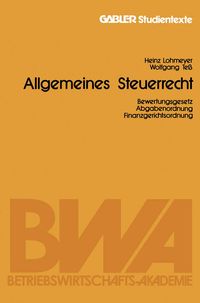 Produktbild: Allgemeines Steuerrecht