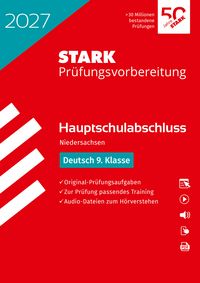Produktbild: STARK Deutsch 9. Klasse - Hauptschulabschluss 2027 Niedersachsen - Pr&uuml;fungsvorbereitung
