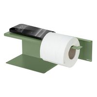 Produktbild: Turbo-Loc&reg; Toilettenpapierhalter mit Ablage Mod. Lizan Gr&uuml;n, Befestigen ohne Bohren