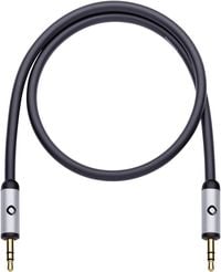 Produktbild: Klinke Audio Anschlusskabel [1x Klinkenstecker 3.5 mm - 1x Klinkenstecker 3.5 mm] 1.50 m Schwarz vergoldete Steckkontakte Oehlbach i-Connect J-35