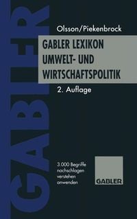 Produktbild: Gabler Lexikon Umwelt- und Wirtschaftspolitik