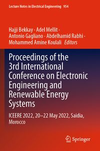 Produktbild: Proceedings of the 3rd International Conference on Electronic Engineering and Renewable Energy Systems