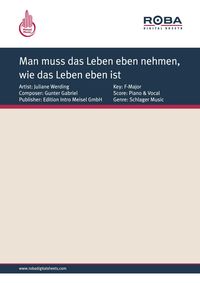 Produktbild: Man muss das Leben eben nehmen, wie das Leben eben ist