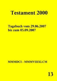 Produktbild: Testament 2000 Band 13