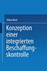 Produktbild: Konzeption einer integrierten Beschaffungskontrolle
