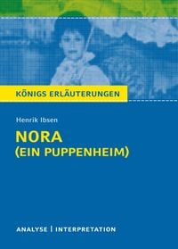 Produktbild: Nora (Ein Puppenheim) von Henrik Ibsen