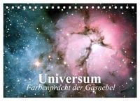 Produktbild: Universum. Farbenpracht der Gasnebel (Tischkalender 2026 DIN A5 quer), CALVENDO Monatskalender