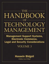 Produktbild: Bidgoli, H: The Handbook of Technology Management