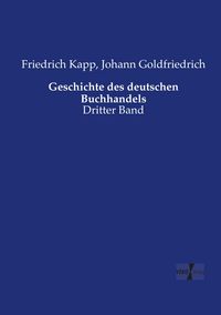Produktbild: Geschichte des deutschen Buchhandels