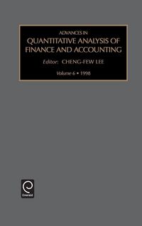 Produktbild: Advances in Quantitative Analysis of Finance and Accounting